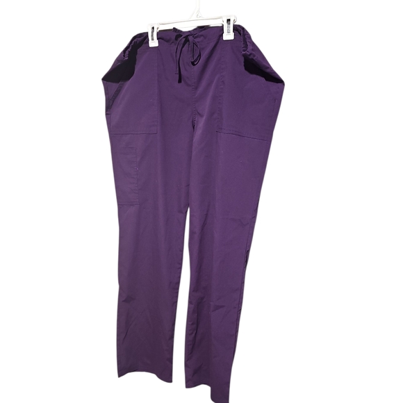 Scrubstar Deep Purple Medical Bottoms - Picture 3 of 3